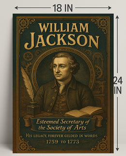 William Jackson Esteemed Secretary of the Society of Arts Poster PosterGoat