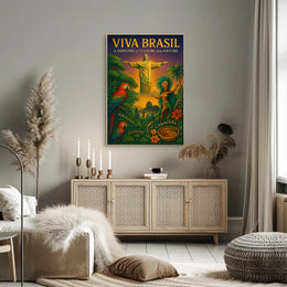 Viva Brasil A Tapestry Of Culture And Poster