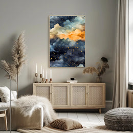 Dreamy Celestial Night Sky: Space or Astronomy Poster