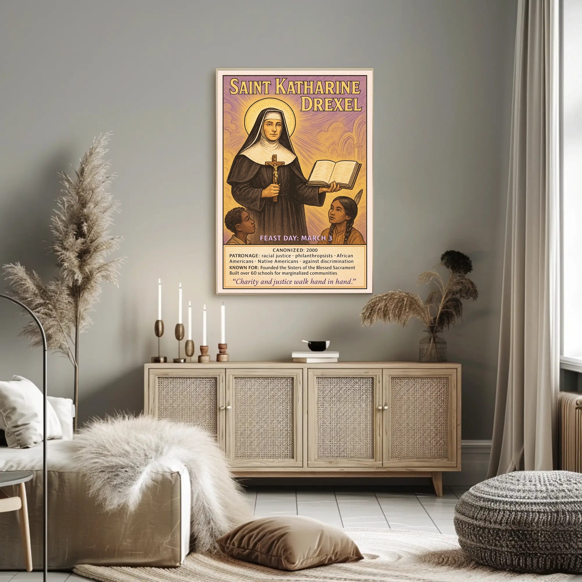 Saint Katharine Drexel Poster PosterGoat