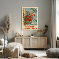 Merry Christmas Koala Poster