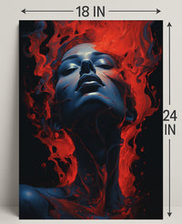 Fiery Elegance Poster