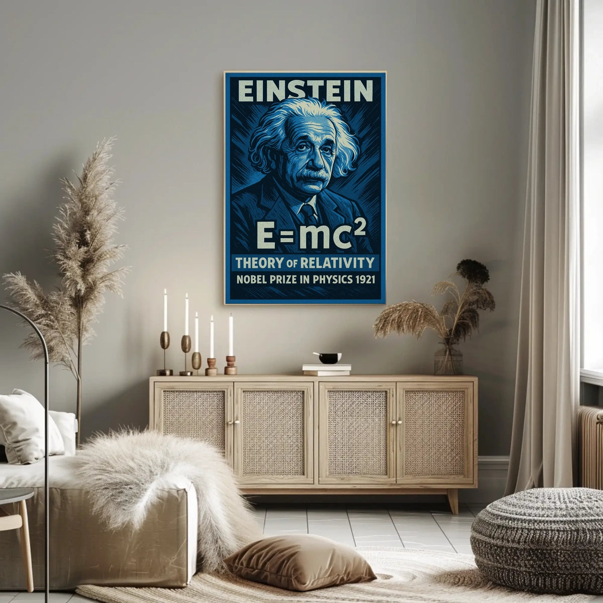Albert Einstein Theory Of Relativity Poster