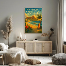 Discover The Vibrant Soul Of Honolulu Poster