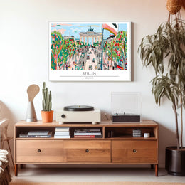 Vibrant Berlin Poster PosterGoat