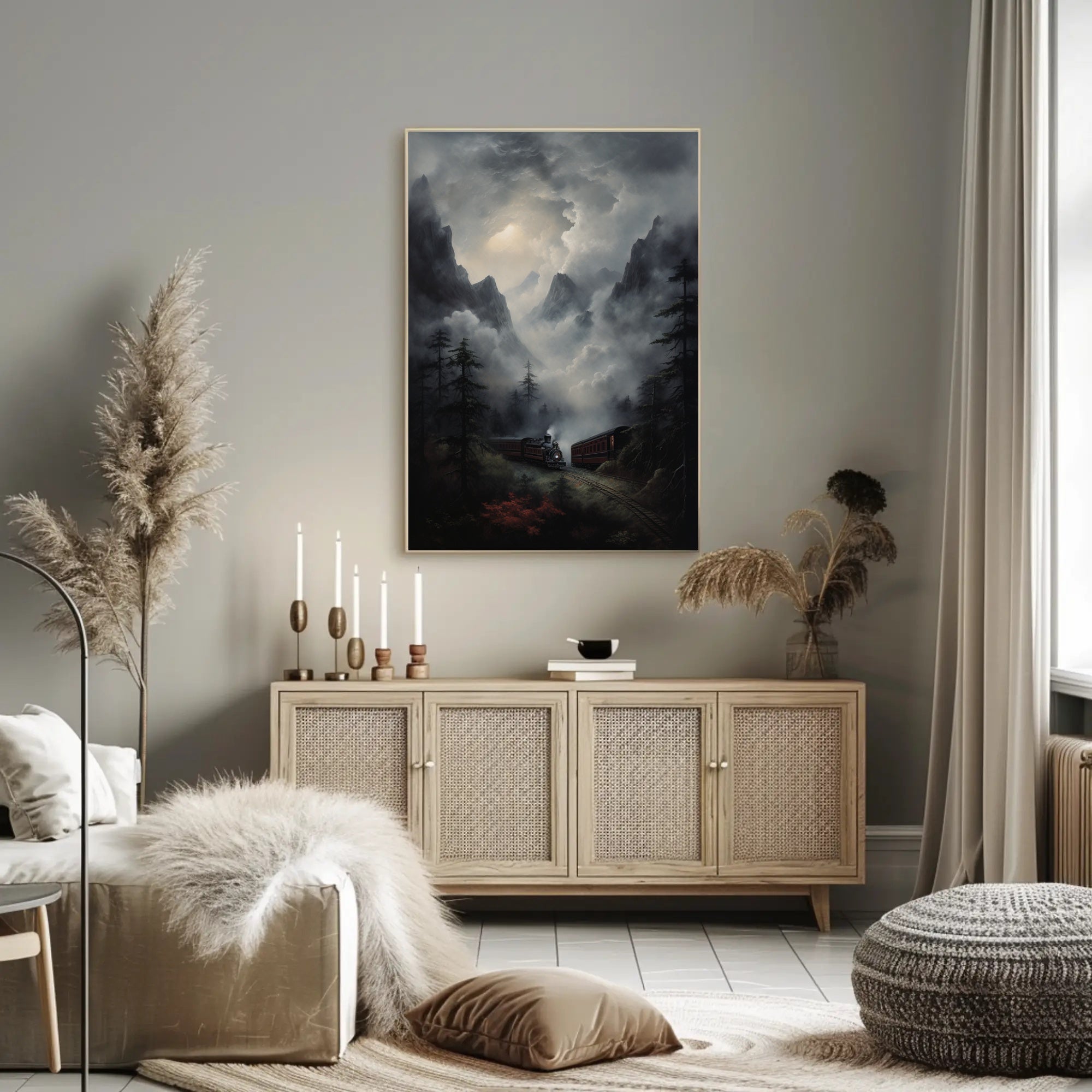 Journey Through The Misty Mountains Poster PosterGoat
