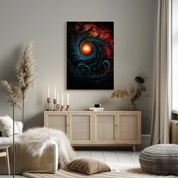 Cosmic Creation Abstract Art Space or Astronomy Poster