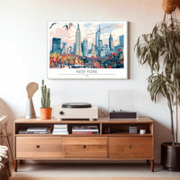 New York Cityscape Poster