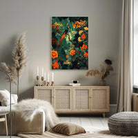 Tropical Paradise Bird Art Print - Animal Poster