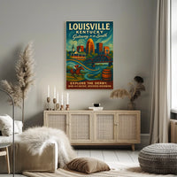 Louisville, Kentucky Gateway to the South Poster