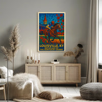 Louisville, KY Birthplace of the Kentucky Derby Poster