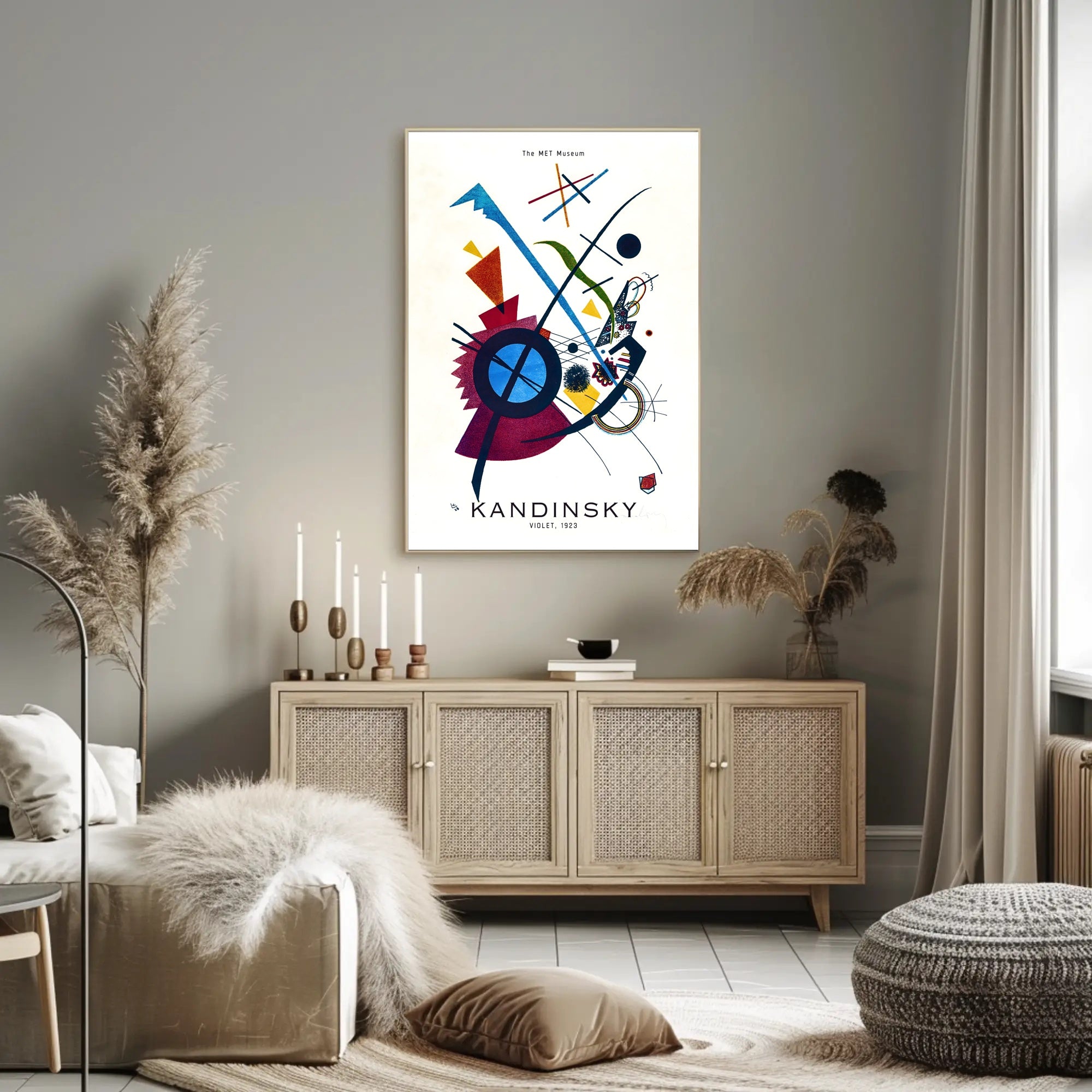 Kandinsky Violet 1923 Poster
