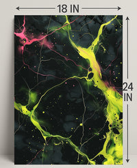 Neon Abstract Abstract Poster PosterGoat