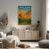 Wadi DoaN YemenS Architectural Poster