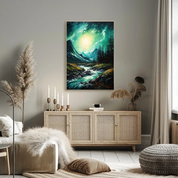 Scenic River Landscape National Park Poster