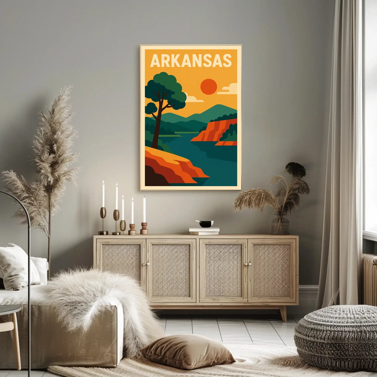 Arkansas Scenic Landscape Poster