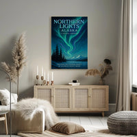 Northern Lights Alaska Poster PosterGoat