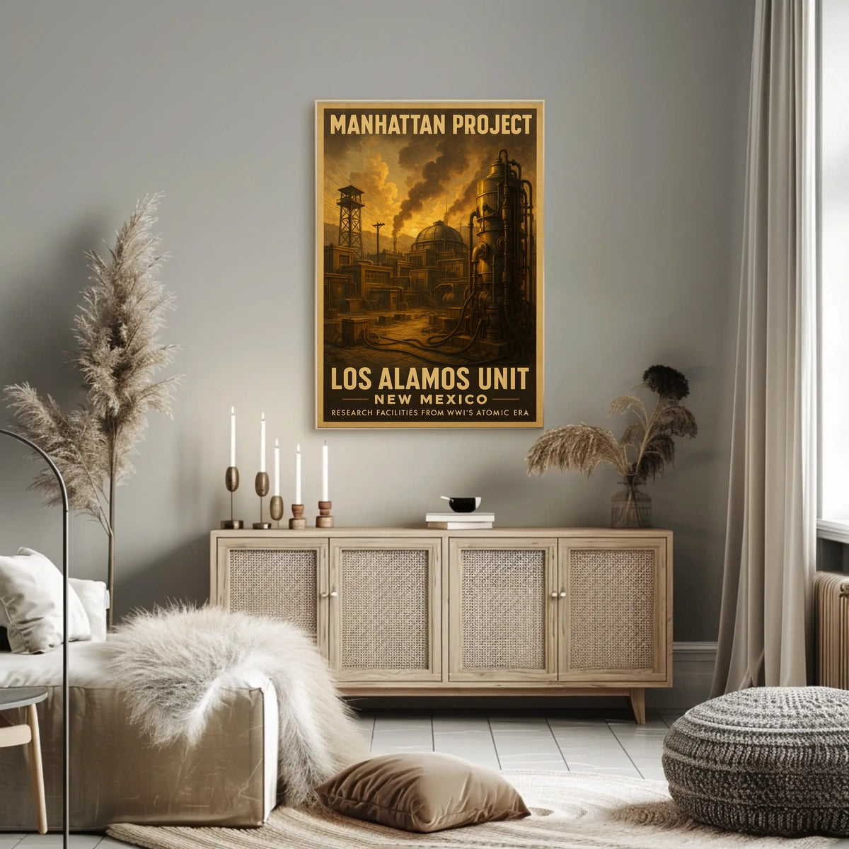 Manhattan Project Los Alamos Unit Poster