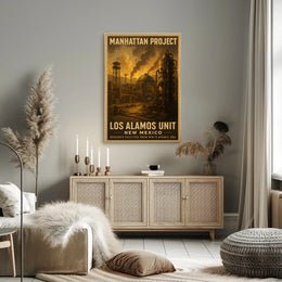 Manhattan Project Los Alamos Unit Poster