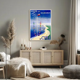 Visit The Beaches Of Chile Poster