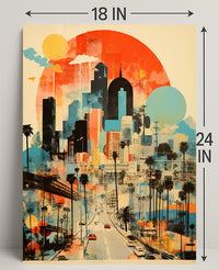 Urban Sunset Poster
