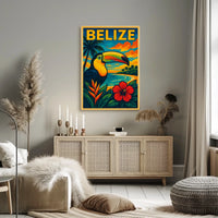 Belize Tropical Paradise Poster
