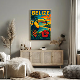 Belize Tropical Paradise Poster