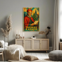 Historic Clergy Christmas Scene: Cultural or Heritage Poster