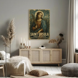 Saint Ursula Religious and Educational Art Poster