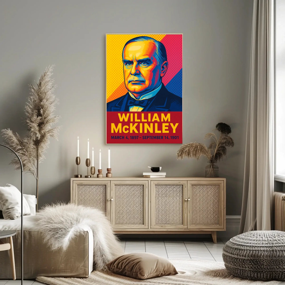 William McKinley Presidential Portrait Poster