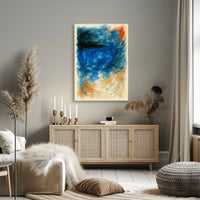 Abstract Waves Of Color Abstract Poster