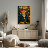 Rutherford B. Hayes Christmas Poster