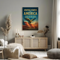 United States of America Symbolic Poster
