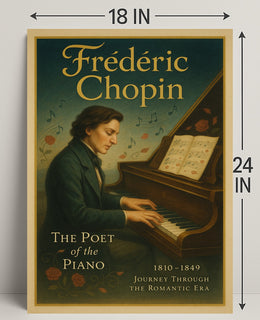 Frédéric Chopin The Poet of the Piano Poster PosterGoat