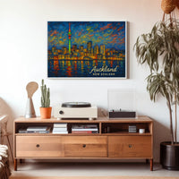 Auckland Skyline Poster