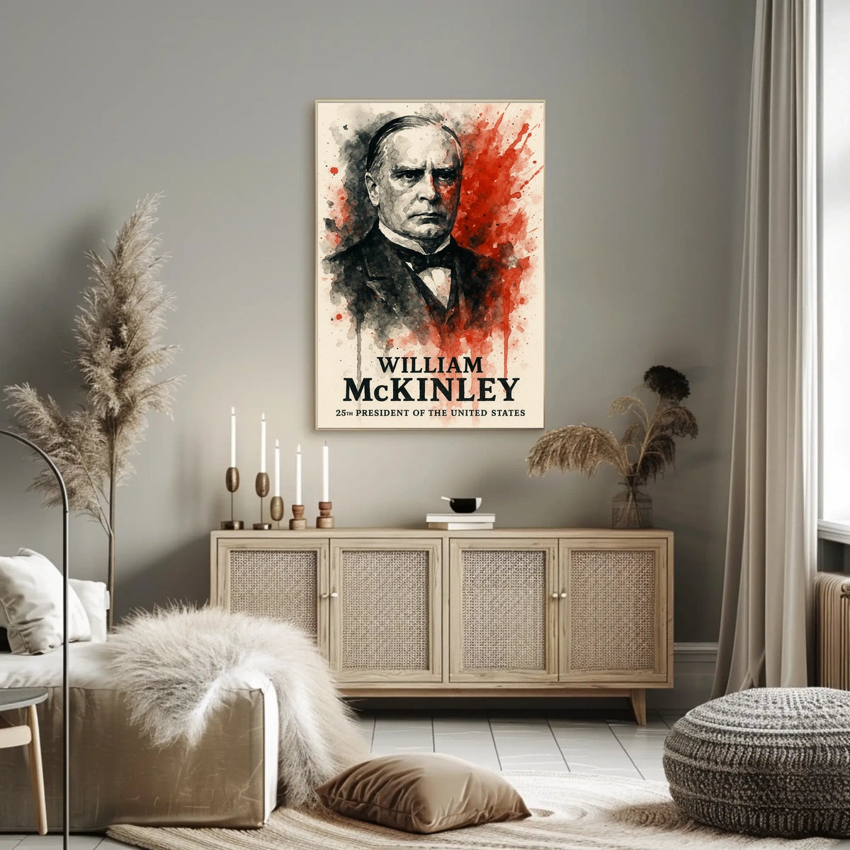 William McKinley 25th President Poster