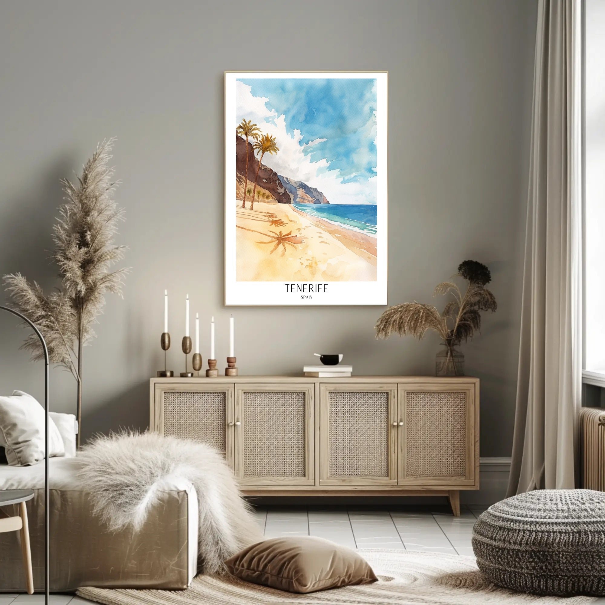 Tenerife Beachscape Poster PosterGoat