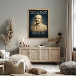 Gerald Ford – President of the United States Poster PosterGoat