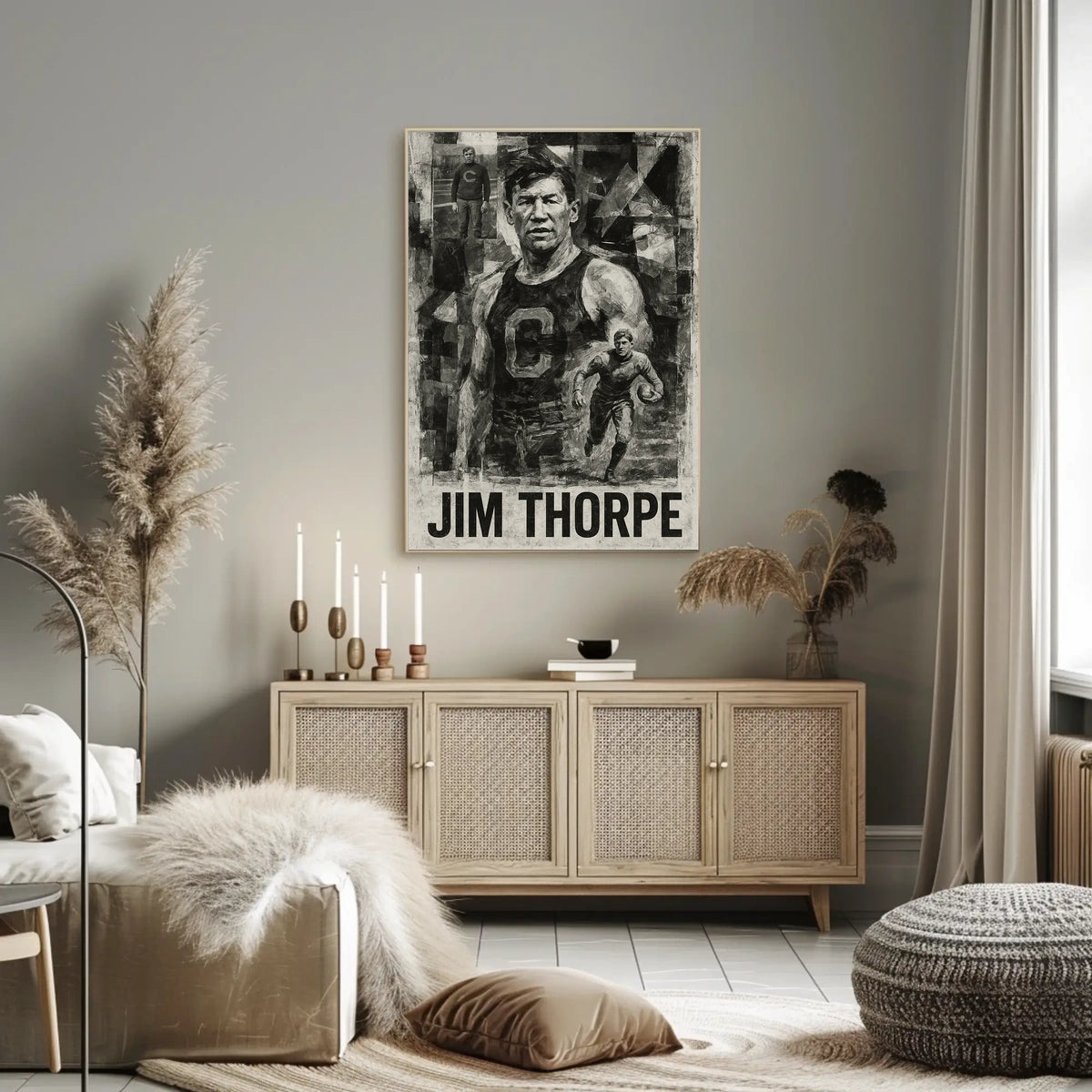 Jim Thorpe Athletic Legend Poster