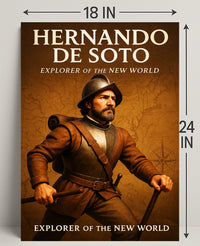 Hernando de Soto Explorer of the New World Poster PosterGoat