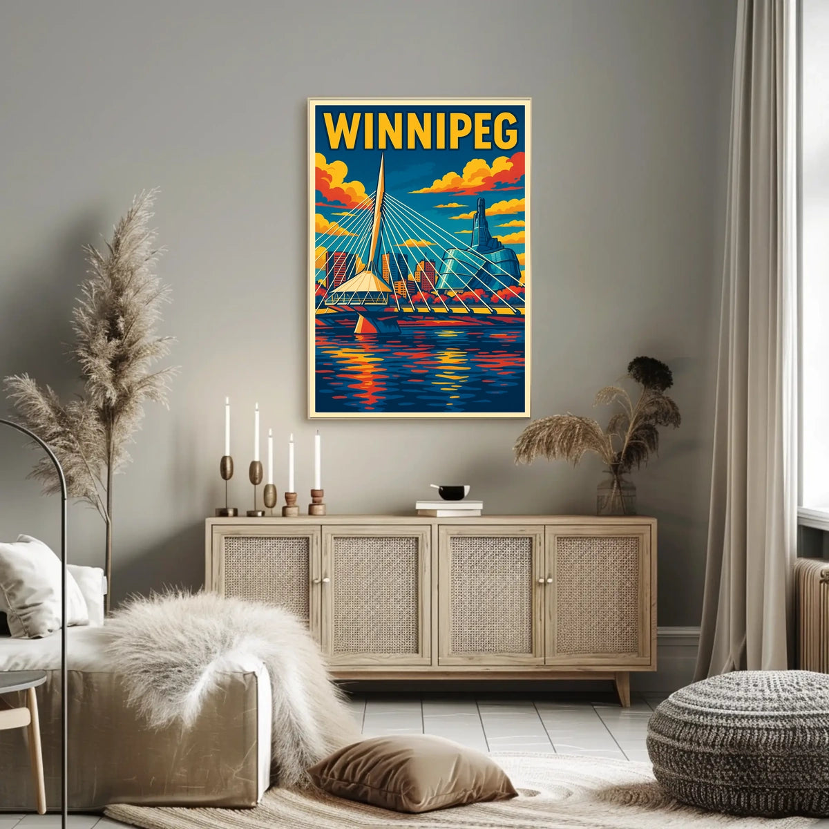 Vibrant Winnipeg Poster