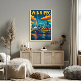 Vibrant Winnipeg Poster