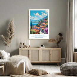 Lake Ohrid, North Macedonia Poster