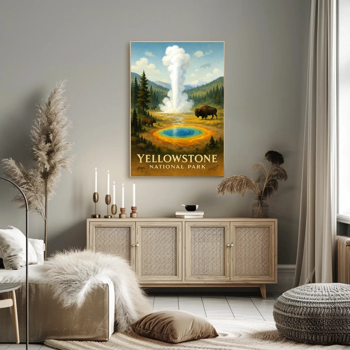 Yellowstone National Park Poster