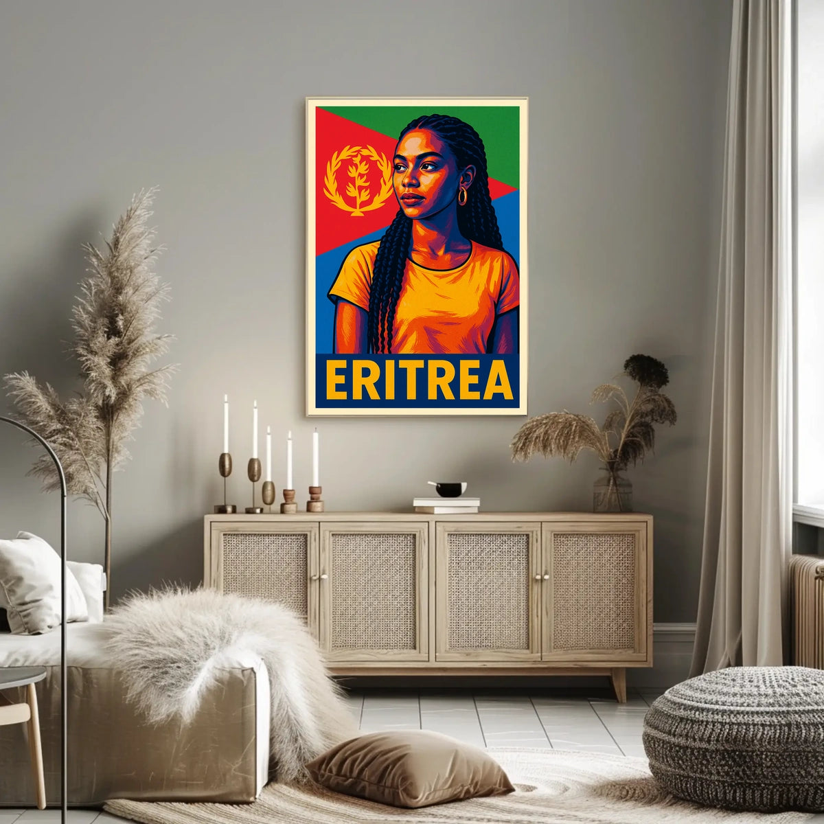 Eritrea A Vibrant Tribute Poster