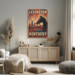 Lexington Kentucky Wanderlust Cityscape Photography Poster