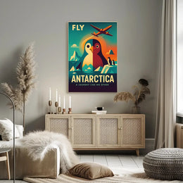 Antarctica Adventure Vintage Travel Art Poster PosterGoat
