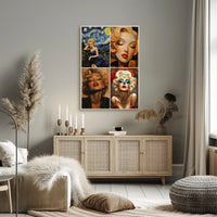 Iconic Elegance A Tribute In Art Poster