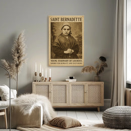 Saint Bernadette Young Visionary Of Poster