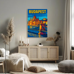 Budapest A Vibrant Cityscape Poster